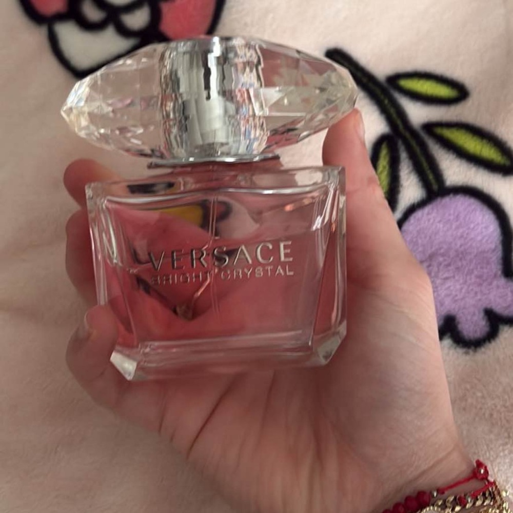 Versace Bright Crystal Eau de Toilette with Pink Hue